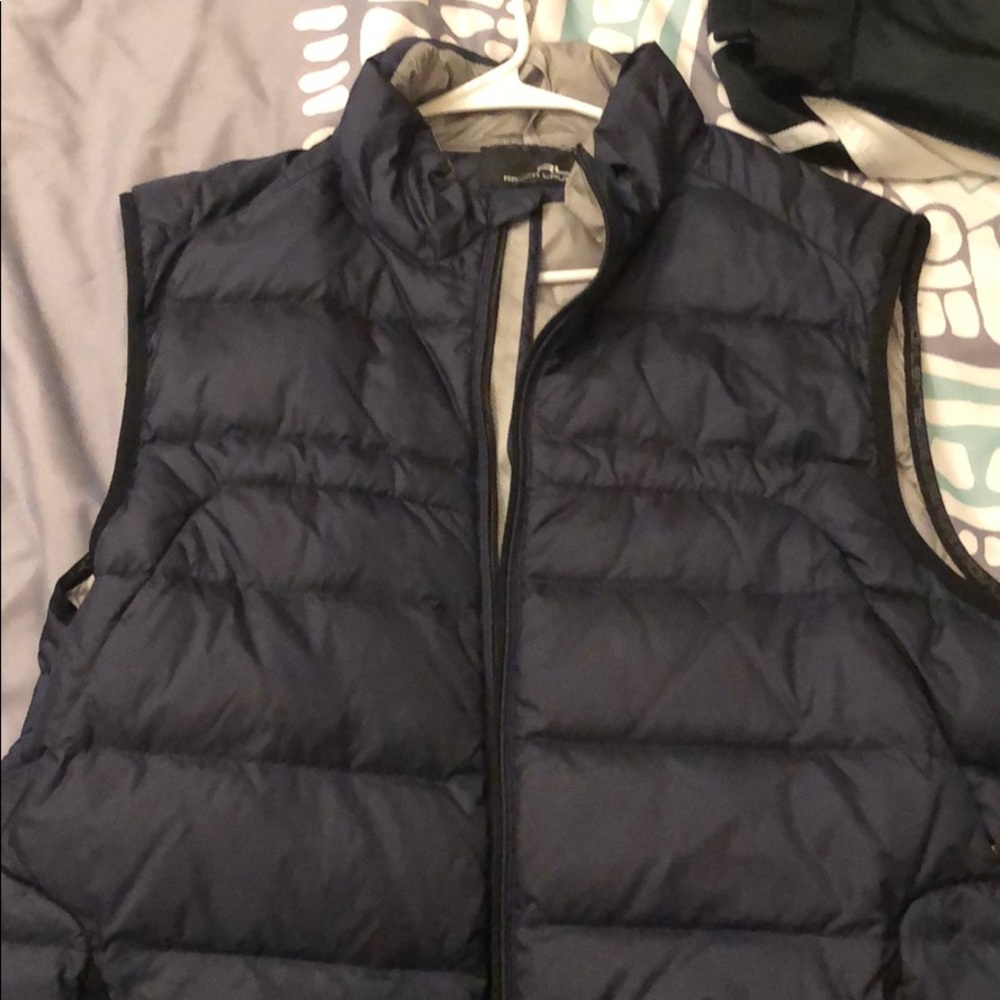 Navy polo RLX puff jacket
